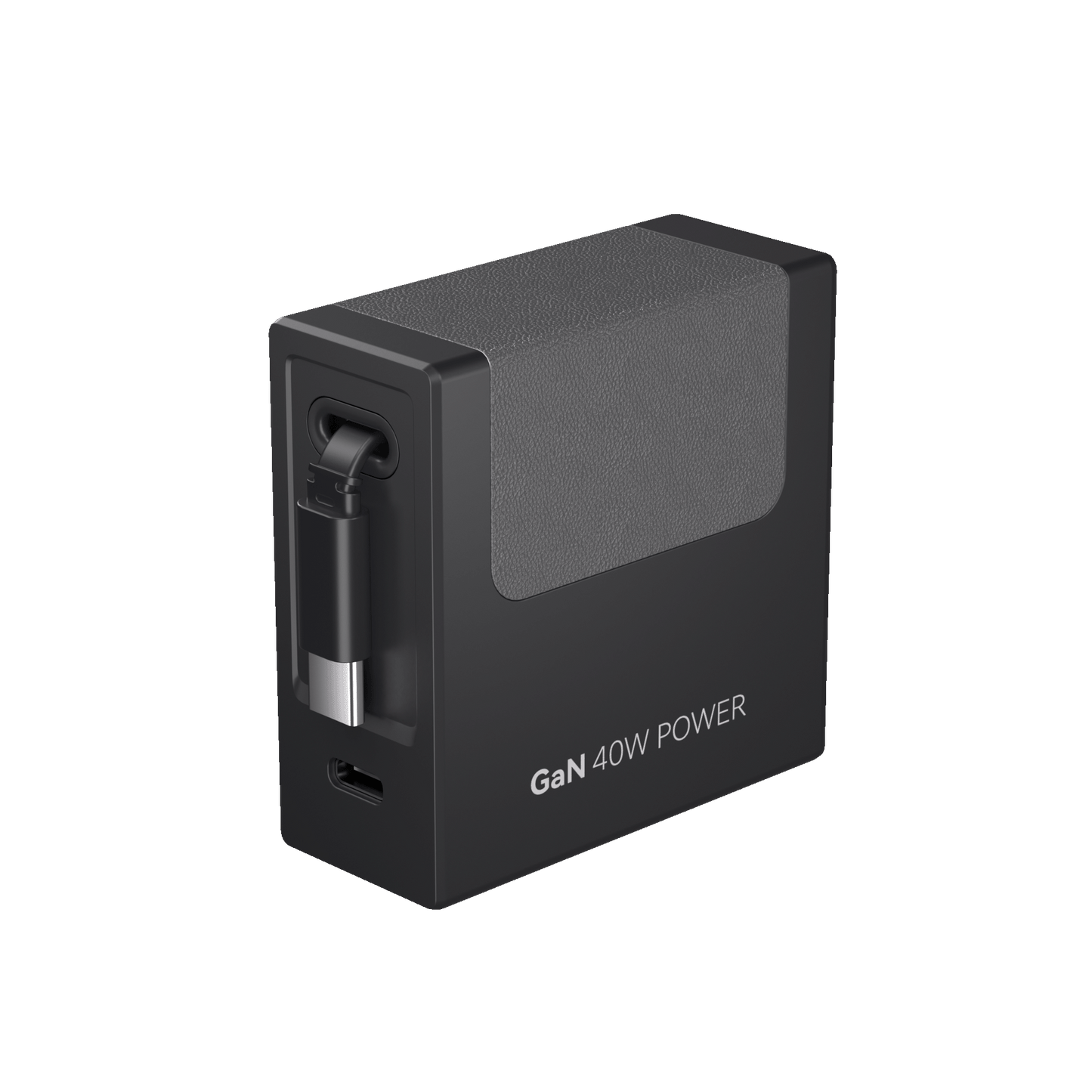 Gitryin 3C対応 伸縮式充電器- ホワイト/Lightningケーブル (40W)