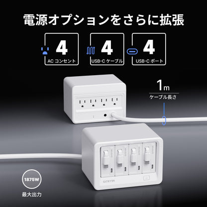 Gitryin デスクトップ充電ステーション 12-in-1 (65W単ポート)