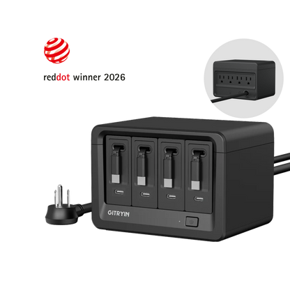 Gitryin デスクトップ充電ステーション 12-in-1 (40W単ポート)