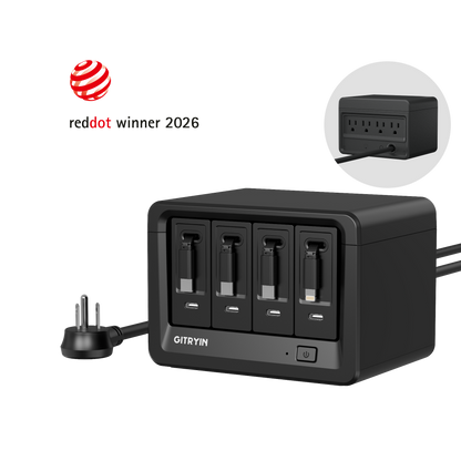 Gitryin デスクトップ充電ステーション 12-in-1 (40W単ポート)