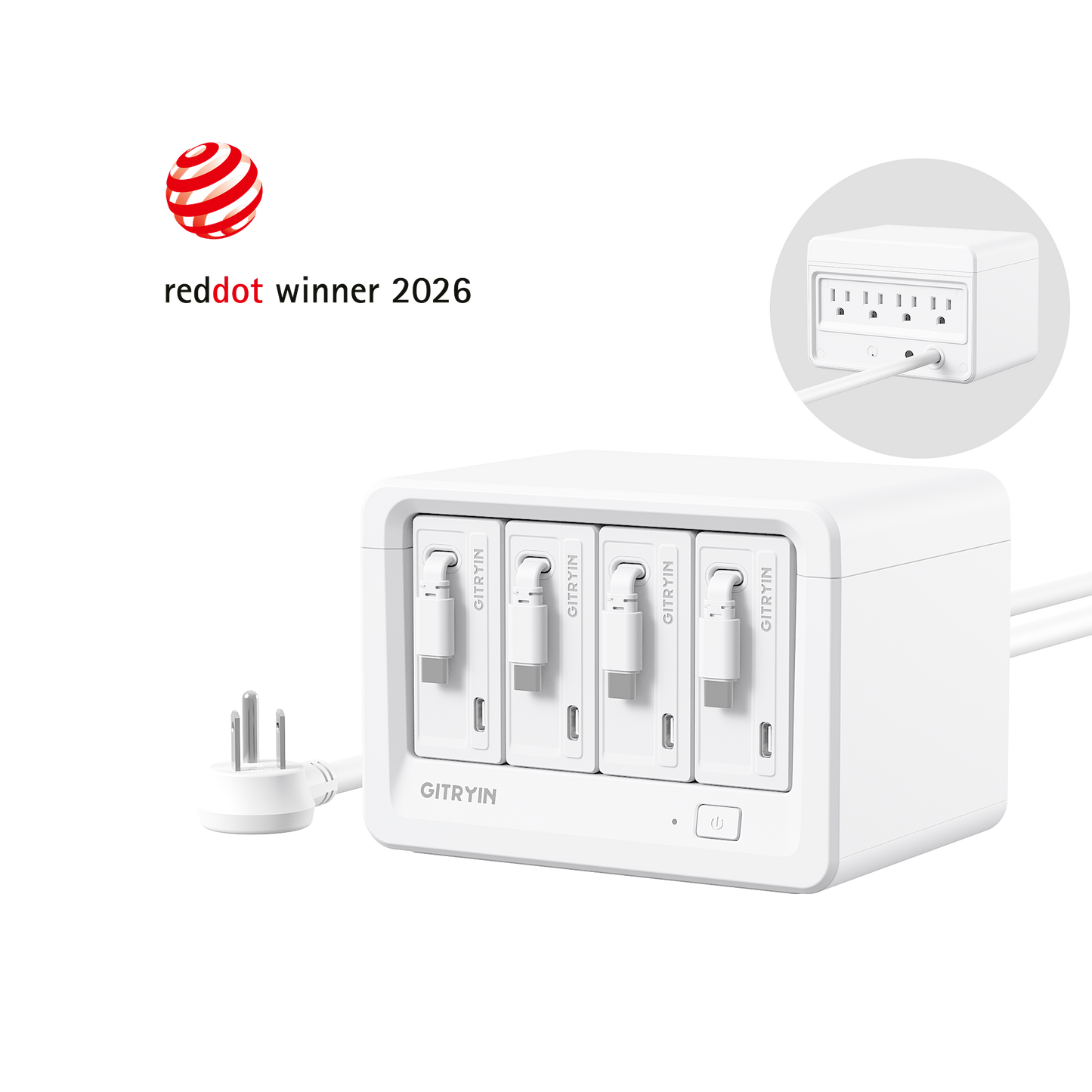 Gitryin デスクトップ充電ステーション 12-in-1 (65W単ポート)