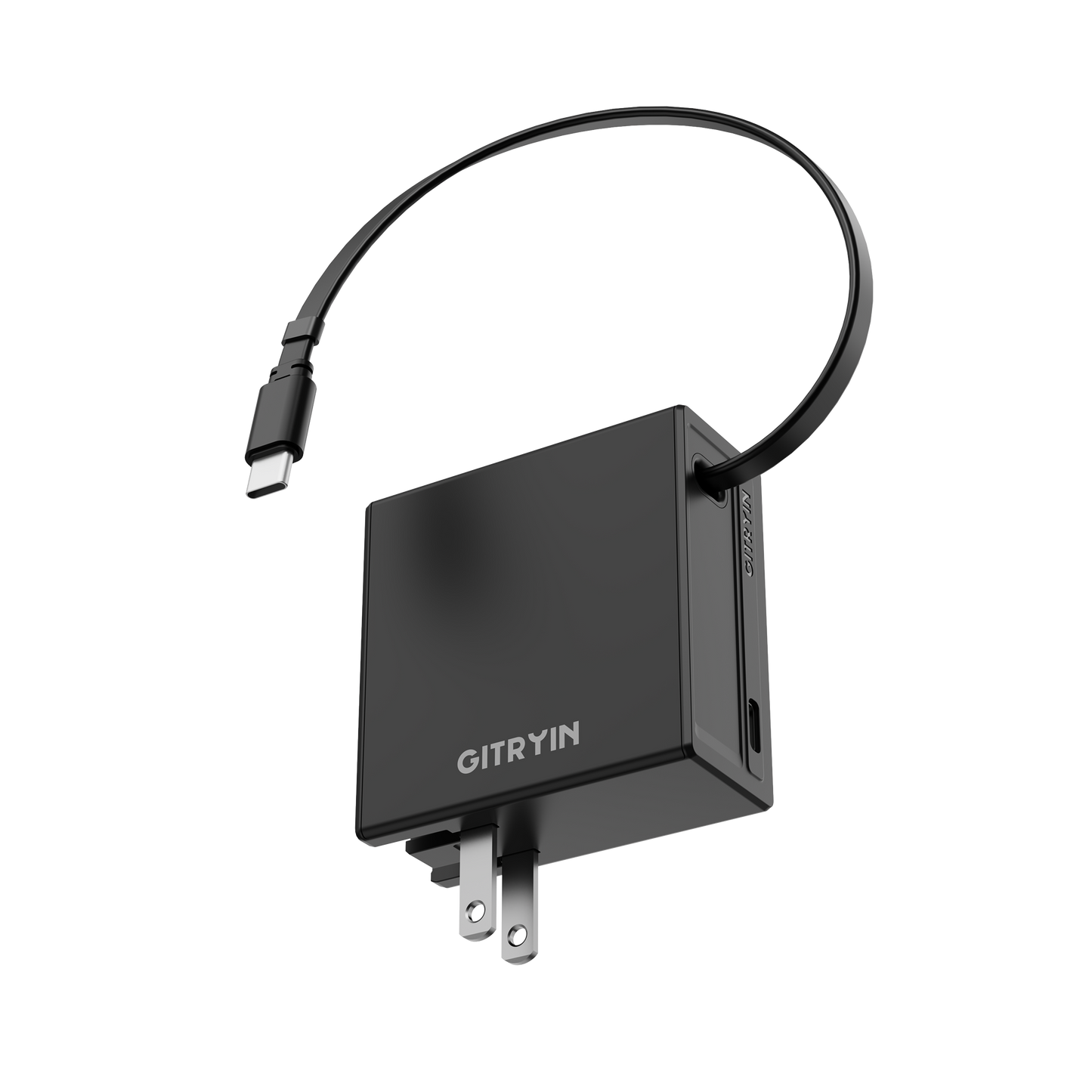 Gitryin 3C対応 65W 高速伸縮式充電器
