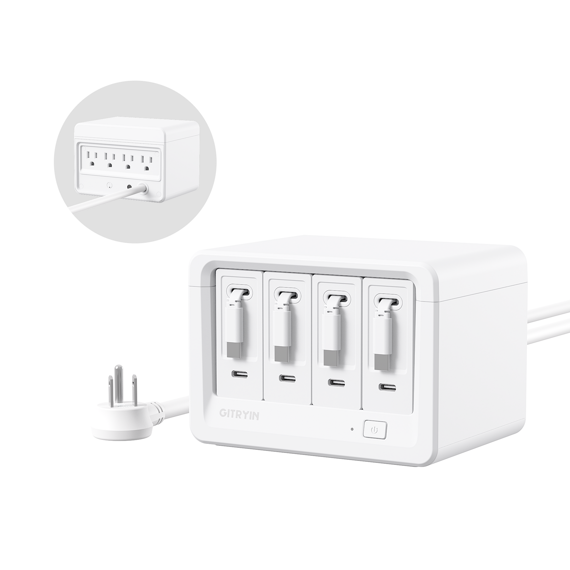 Gitryin デスクトップ充電ステーション 12-in-1 | Giraffe Tools Gitryin デスクトップ充電ステーション 12-in-1 | Giraffe Tools